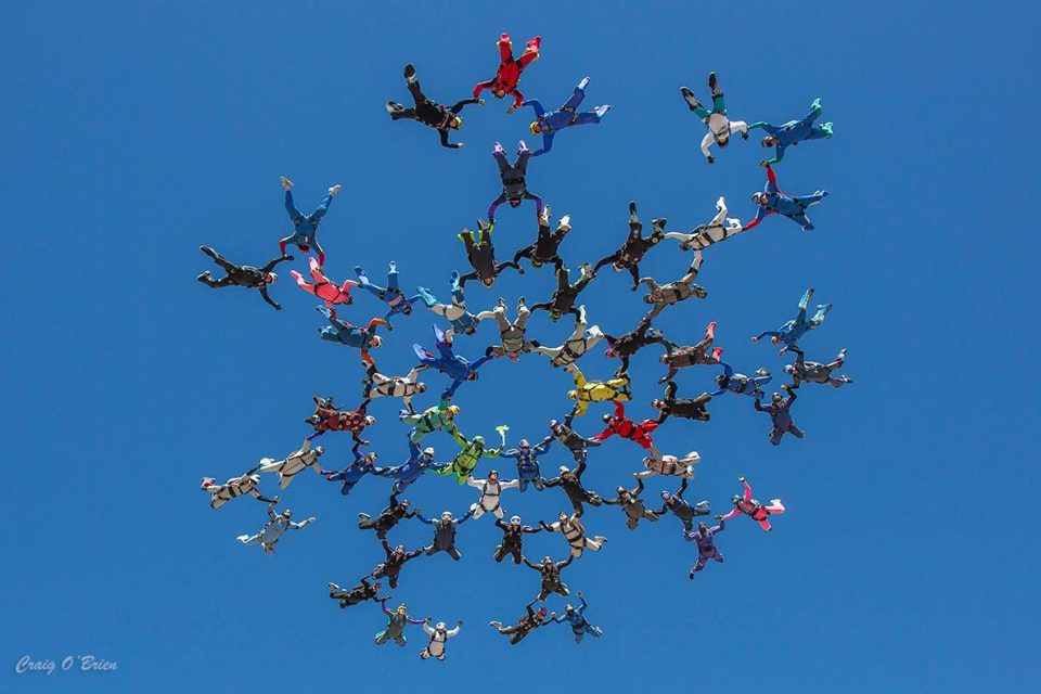 SOS Skydiving Record