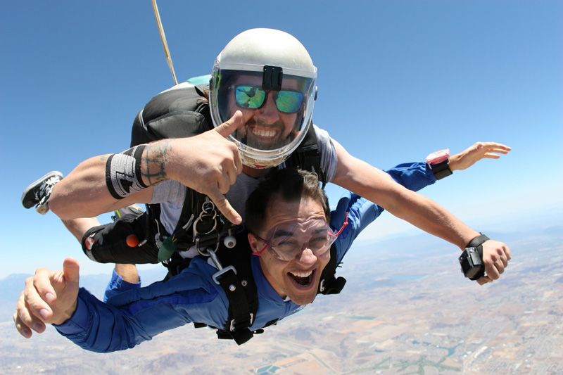 First Time Skydiving over Los Angeles