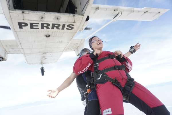 when to go skydiving in california
